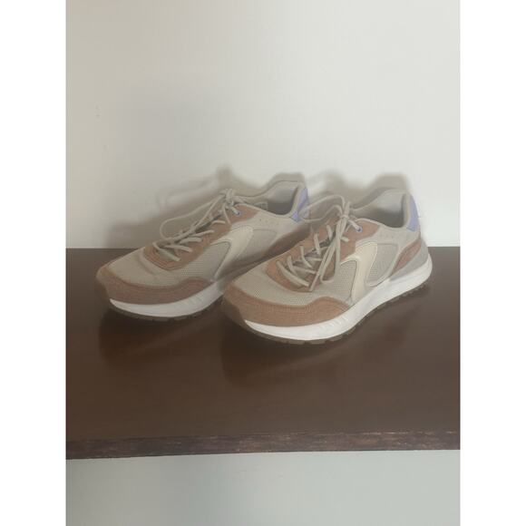 SKECHERS FURY WOMEN’S ATHLETIC SHOE Brown/ Taupe Sz 8 Comfort Memory Foam - Picture 3 of 8